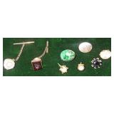 Gold, Pearl, & Silver Pins