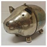Silver Plate Piggy Bank