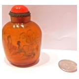 Reverse Painted Snuff Bottle