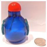 Blue Snuff Bottle