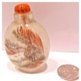Reverse Painted Snuff Bottle