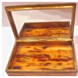 Victorian Compact Tortoise Shell Case