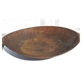 Oblong Wooden Bowl 