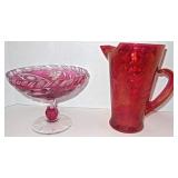 Candy Dish & Pitcher