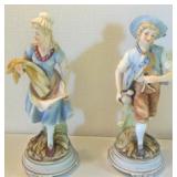Pair of Bisque Figures