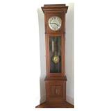 Oak grandfather clock