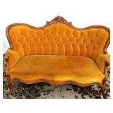 Walnut Victorian Couch