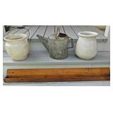 Stoneware & Watering Can