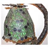 Leaded Desk Lamp Attributed to Philip Seumor