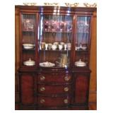 China Cabinet-Curved Glass