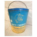 8LBS. WHITE CHAMPION LARD CAN 