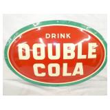 23X35 BUBBLE EMB. DOUBLE COLA SIGN 