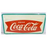 36X70 1954 COKE FISHTAIL SIGN-SUN. 