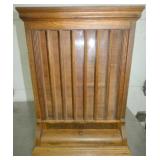 16X24 OAK J&P COAT SPOOL CABINET 