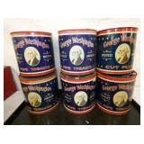 GEORGE WASHINGTON TOBACCO TINS 