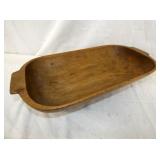 PRIM. WOODEN DOUGH BOWL 