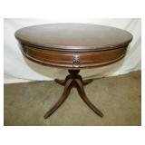 26IN MAH. DRUM TABLE 