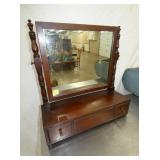 VIEW 2 SHAVING STAND W/ MIRROR/DRAWERS 