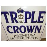 VIEW 2 CLOSEU TRIPLE CROWN SIGN 