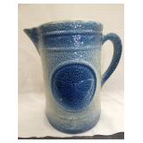 BLUE/WHITE PITCHER W/ BUTTERFLY