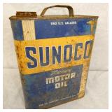 2G. SUNOCO MOTOR OIL CAN 