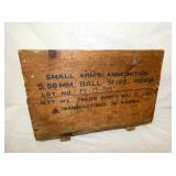 5.56 WOODEN AMMO BOX 1000RDS 