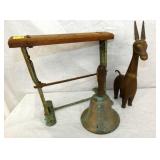 STORE PAPER ROLLER, BELL, ORNATE DONKEY 