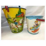 VIEW 2 CLOSEUP EARLY SAND BUCKETS 