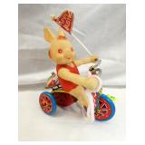 WINDUP EASTER BUNNY TRICYLE TOY 
