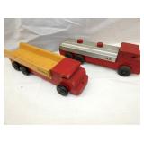 VIEW 2 CLOSEUP WOODEN NOMA TRUCKS 