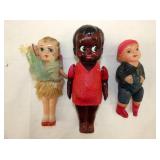 5,7,8IN ERALY JOINTED DOLLS 