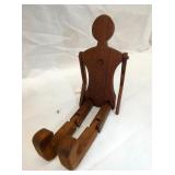 FOLK ART ART JOINTED STICK PUPPET 