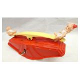 7X3 WINDUP SEW SAW W/ CHILDREN TOY 