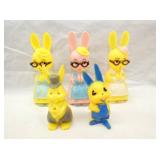4-6IN CELLULOID BUNNIES 