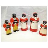 BLACK AMERICANA SHAKERS 