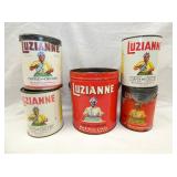 VARIOUS LUZIANNE TINS W/ MAMMIE 