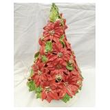14IN POINSETTA CHRISTMAS TREE 