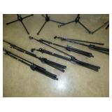 VARIOUS MICROPHONE STANDS 