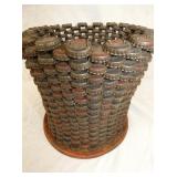 VIEW 2 SIDE EARLY SODA CAP BASKET 