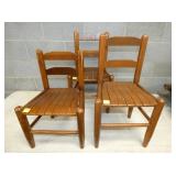 VAROIUS EARLY CHILDREN CHAIRS 