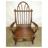 UNUSUAL BENT WOOD ROCKER 