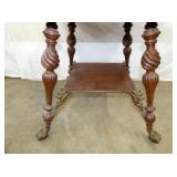 VIEW 2 BASE WALNUT CENTER TABLE W/HEADS 