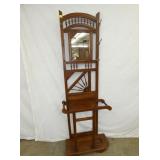 UNUSUAL CHERRY UMBRELA HALL STAND 