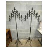 WROUGHT IRON CANDLE OBRAS 