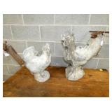 ORIG. ALUM. CHICKEN CONCRETE MOLDS 