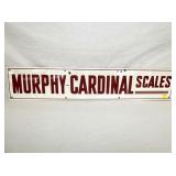 40X8 PORC. MURPHY CARDINAL SCALES SIGN 