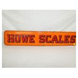 45X9 PORC. HOWE SCALES SIGN 