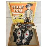 NOS TEXAS TOM HOLSTER SET W/ PISTOLS 