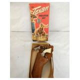 TEXAN HOLSTER SET W/ ORIG. BOX 
