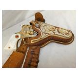VIEW 2 CLOSEUP TEXAN PISTOL W/ HOLSTER 